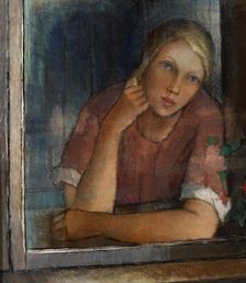 The girl in the window, 1930. Creator: Alvar Cawén