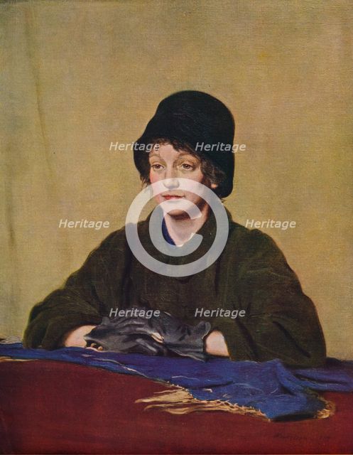 'The Girl with the Tattered Glove', 1909, (1935). Creator: William Nicholson.