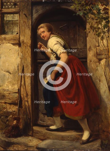 The girl with a letter, 1855.