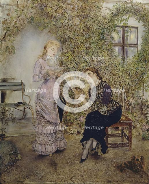 The girlfriends, 1880/1882. Creator: Anton Romako.