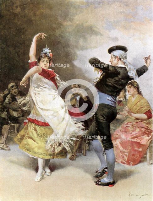 'The Gitanas of Granada', 1889. Artist: Unknown