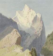 The glacial Rosenlaui, 1856. Creator: Carl Theodor Reiffenstein
