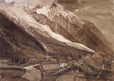 The Glacier des Bossons, Chamonix, June 1849. Artist: John Ruskin