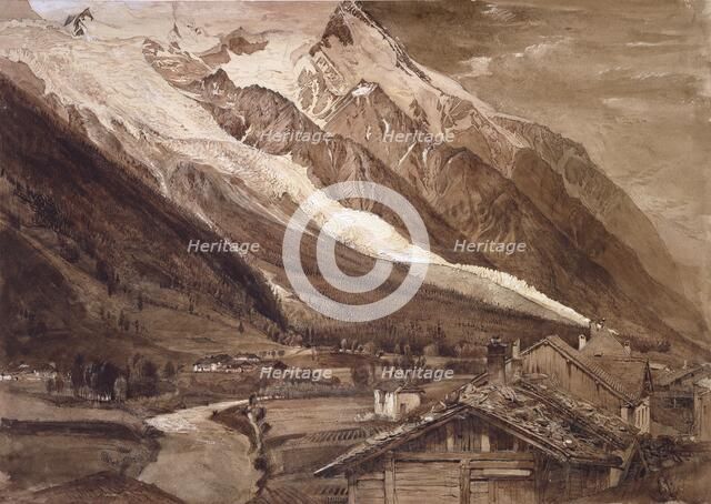 The Glacier des Bossons, Chamonix, June 1849. Artist: John Ruskin.