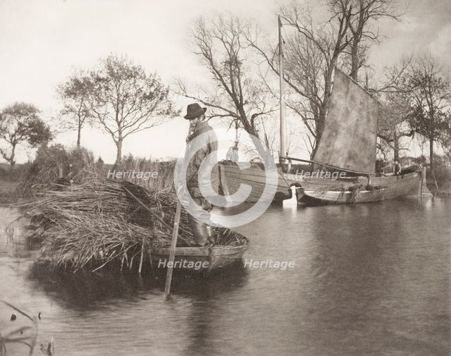 The Gladdon-Cutter's Return, 1886. Creator: Peter Henry Emerson.