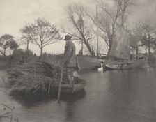 The Gladdon-Cutter's Return, 1886. Creators: Dr Peter Henry Emerson, Thomas Frederick Goodall