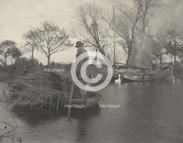 The Gladdon-Cutter's Return, 1886. Creators: Dr Peter Henry Emerson, Thomas Frederick Goodall.