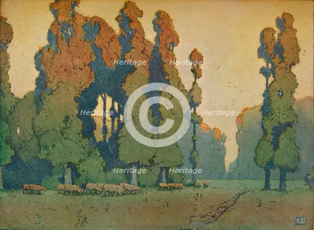 'The Glade', c1910. Artist: Alfred Hartley.