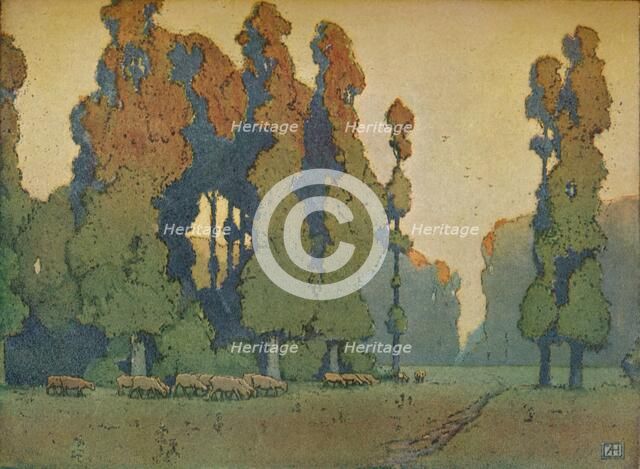 'The Glade', c1910. Artist: Alfred Hartley.