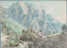 The Glärnisch Massif in Switzerland, c. 1790. Creator: Unknown