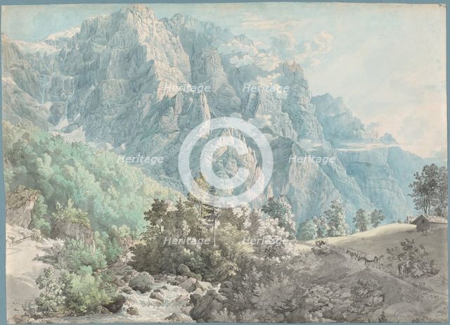 The Glärnisch Massif in Switzerland, c. 1790. Creator: Unknown.