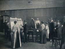 The Glasgow School of Art, One of the Life Rooms c1900