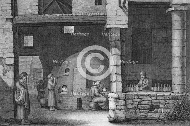 'The Glass Bottle Maker', 1922. Artist: Unknown