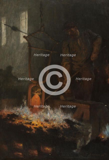 The Glassmaker, 1893. Creator: Fernand Cormon.