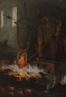The Glassmaker, 1893. Creator: Fernand Cormon
