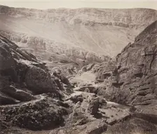 The Glen of Barada, 1862. Creator: Francis Bedford