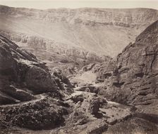 The Glen of Barada, 1862. Creator: Francis Bedford