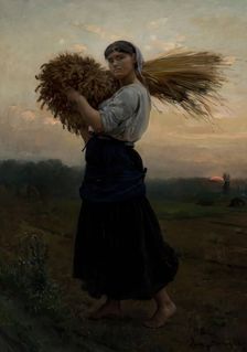 The Gleaner, 1875. Creator: Jules Breton