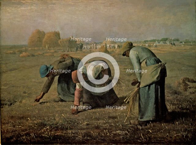  'The Gleaner women', 1857, by Jean Francois Millet.