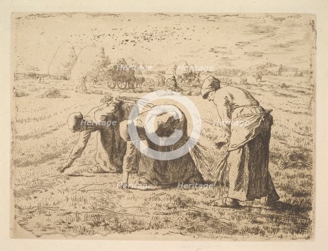 The Gleaners, 1834-75. Creator: Jean Francois Millet.