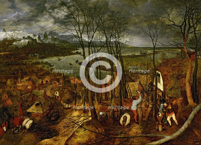 The Gloomy Day (Early Spring), 1565. Artist: Bruegel (Brueghel), Pieter, the Elder (ca 1525-1569)