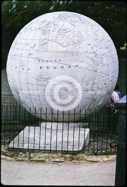 The Globe, Durlston Head, Swanage, Purbeck, Dorset, 1966. Creator: Norman Barnard.