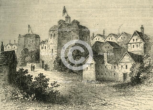 'The Globe Theatre, Temp. Elizabeth', (c1878). Creator: Unknown.