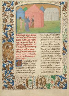 The Glory of Good Monks and Nuns; ; Les Visions du chevalier Tondal, 1475. Creator: Simon Marmion