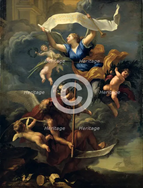 'The Glory of Louis XIV - Triumph of Time', 17th century. Artist: Baldassare Franceschini