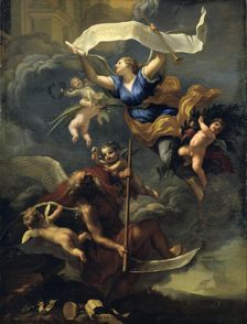 The Glory of Louis XIV - Triumph of Time 17th century. Artist: Baldassare Franceschini