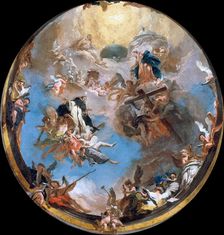 The Glory of Saint Dominic, ca 1738. Creator: Tiepolo, Giambattista (1696-1770)