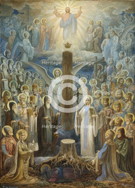 The Glory of the Georgian Orthodox Church, End of 1870s-Early 1880s. Artist: Barvitov, Vasily Andreyevich (1840-1886)