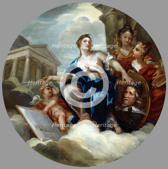 The Glorification of Inigo Jones, 1719-1720. Creator: William Kent.