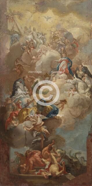 The Glorification of Saint Dominic, 1710-1785. Creators: Francesco Solimena, Unknown.