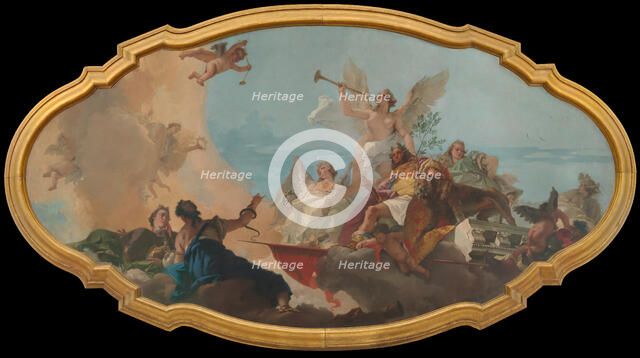 The Glorification of the Barbaro Family, ca. 1750. Creator: Giovanni Battista Tiepolo.
