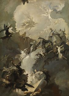The Glorification of the Royal Hungarian Saints, ca. 1772-73. Creator: Franz Anton Maulbertsch