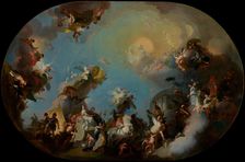 The Glorification of the Union of the Houses of Hapsburg and Lorraine, 1775. Creator: Franz Anton Maulbertsch
