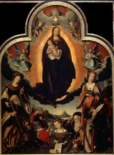 The Glorification of the Virgin 1524. Artist: Jan Provoost