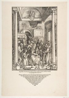 The Glorification of the Virgin, from The Life of the Virgin, Latin Edition, 1511, 1511. Creator: Albrecht Durer