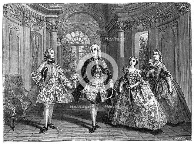 The Glorious Comedy Of Destouches, (1885).Artist: Lancret