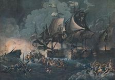 The Glorious First of June c1795 Artist: Philip James de Loutherbourg