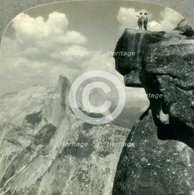 'The Glorious Yosemite Valley, from Glacier Point, California', c1930s. Creator: Unknown.