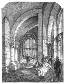 The Gloucester Music Festival: the Clerestory, Gloucester Cathedral, 1865. Creator: Unknown