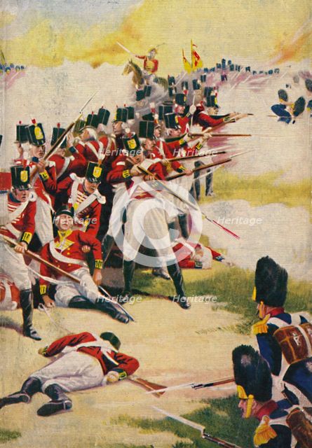 'The Gloucestershire Regiment. Back-to-Back at Alexandria', 1801, (1939).  Artist: Unknown.