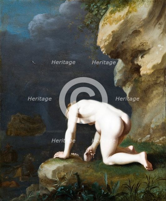The Goddess Calypso rescues Ulysses, 1630. Artist: Poelenburgh, Cornelis, van (1594/95-1667)