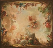 The Goddess Cybele offering her Produce to the Earth, 1798. Creator: Mariano Salvador de Maella