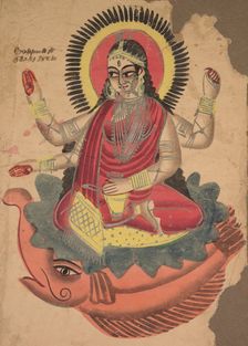 The Goddess Ganga, 1800s. Creator: Unknown