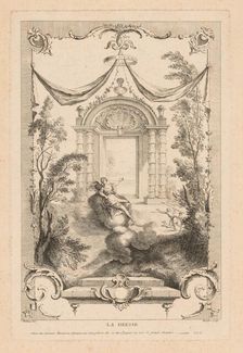 The Goddess, Diana on the Clouds. Creator: Gabriel Huquier (French, 1695-1772)