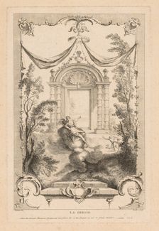 The Goddess, Diana on the Clouds. Creator: Gabriel Huquier (French, 1695-1772)