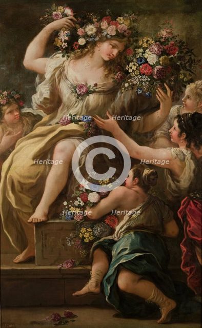 The Goddess Flora, c1697. Creator: Luca Giordano.